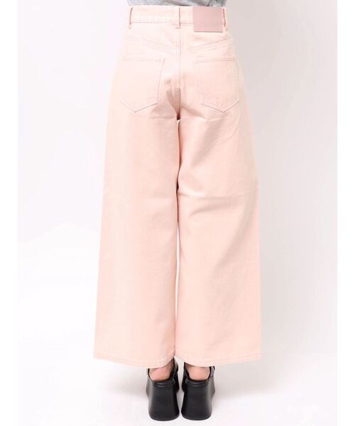 CALNAMUR(カルナムール)の「ワイドシルエットカラーパンツ(デニムパンツ・レディース・ベージュ/ピンク/グリーン・SMALL/MEDIUM)」の15枚目の写真