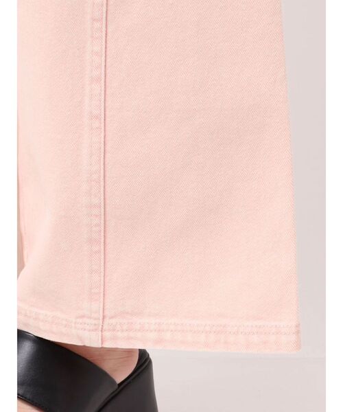 CALNAMUR(カルナムール)の「ワイドシルエットカラーパンツ(デニムパンツ・レディース・ベージュ/ピンク/グリーン・SMALL/MEDIUM)」の20枚目の写真