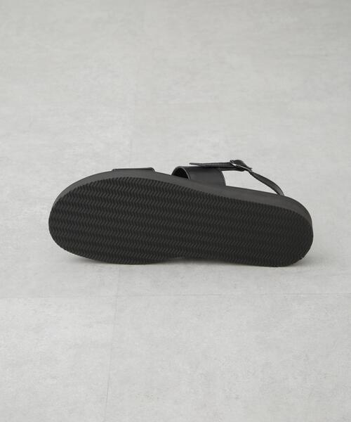 PADRONE(パドローネ)の「PADRONE THE STANDARD LINE/別注BACK STRAP SANDAL/ストラップサンダル(サンダル・メンズ・ブラック・42/41/40)」の6枚目の写真