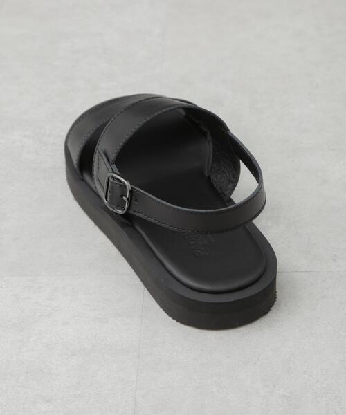 PADRONE(パドローネ)の「PADRONE THE STANDARD LINE/別注BACK STRAP SANDAL/ストラップサンダル(サンダル・メンズ・ブラック・42/41/40)」の5枚目の写真