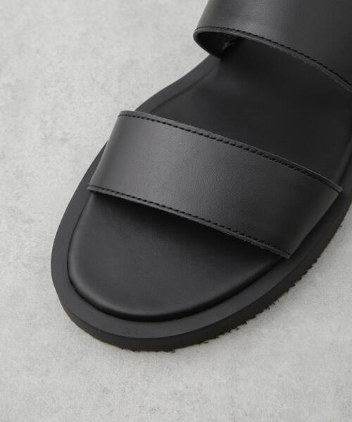 PADRONE(パドローネ)の「PADRONE THE STANDARD LINE/別注BACK STRAP SANDAL/ストラップサンダル(サンダル・メンズ・ブラック・42/41/40)」の4枚目の写真