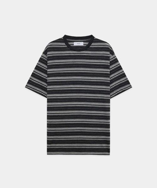 markaware（マーカウェア）の「【marka/マーカ】Super120sウォッシャブルウール天竺 / クルーネックTee / CREW NECK TEE（Tシャツ/カットソー・メンズ・グレー/ブラック/ベージュ・2/1）」の3枚目の写真