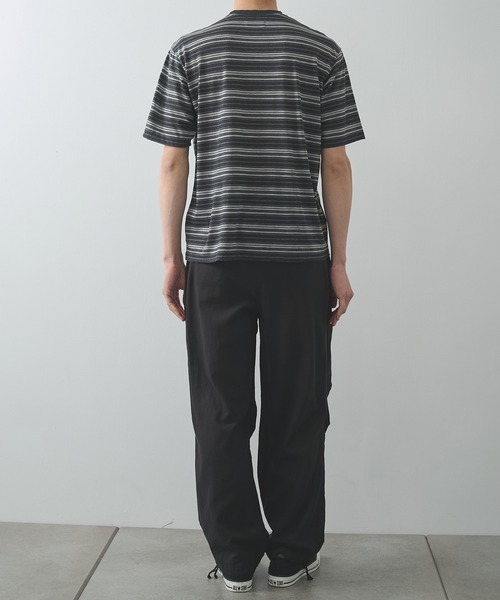 markaware（マーカウェア）の「【marka/マーカ】Super120sウォッシャブルウール天竺 / クルーネックTee / CREW NECK TEE（Tシャツ/カットソー・メンズ・グレー/ブラック/ベージュ・2/1）」の12枚目の写真