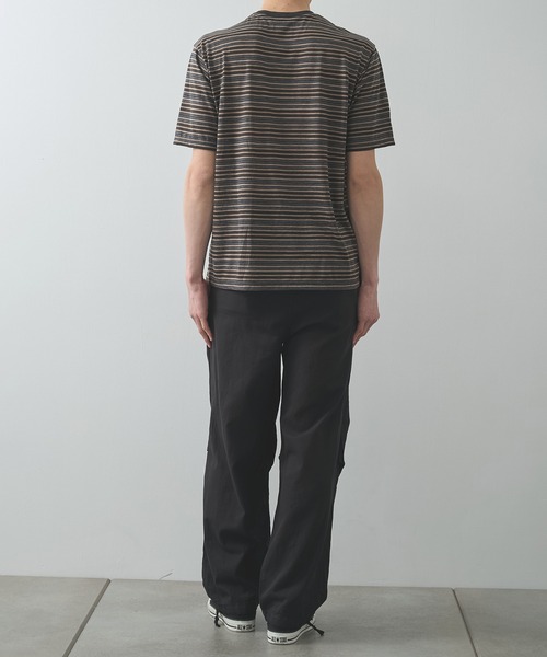 markaware（マーカウェア）の「【marka/マーカ】Super120sウォッシャブルウール天竺 / クルーネックTee / CREW NECK TEE（Tシャツ/カットソー・メンズ・グレー/ブラック/ベージュ・2/1）」の17枚目の写真
