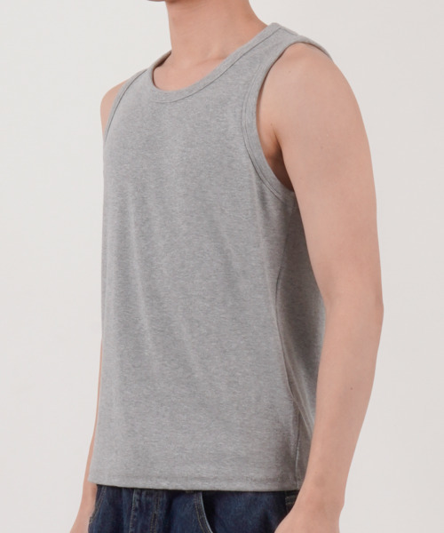 BUTTON SEOUL(ボタンソウル)の「エッセンシャルリップスリーブレス(グレー)(Tシャツ/カットソー・メンズ・その他・X-LARGE/LARGE/MEDIUM)」の8枚目の写真