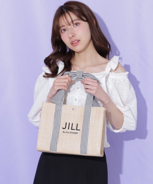 JILL by JILL STUART(ジルバイジルスチュアート)の「リボンハンドルトート(トートバッグ・レディース・ブラック系その他/ベージュ/ホワイト・FREE)」の7枚目の写真