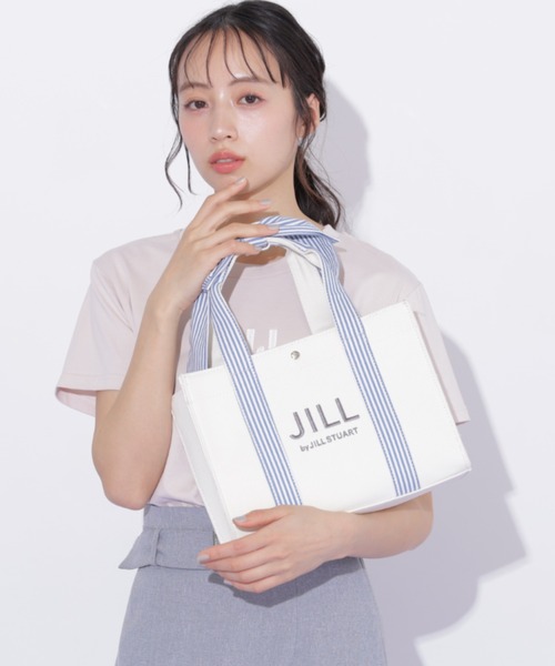 JILL by JILL STUART(ジルバイジルスチュアート)の「リボンハンドルトート(トートバッグ・レディース・ブラック系その他/ベージュ/ホワイト・FREE)」の13枚目の写真