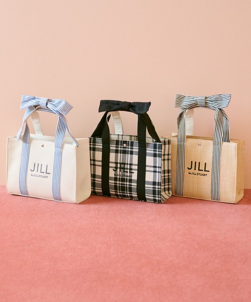 JILL by JILL STUART(ジルバイジルスチュアート)の「リボンハンドルトート(トートバッグ・レディース・ブラック系その他/ベージュ/ホワイト・FREE)」の17枚目の写真
