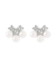 パール×ビジューピアス