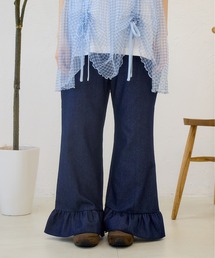 フリルフレアパンツ