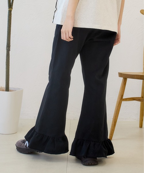 kutir（クティール）の「フリルフレアパンツ（その他パンツ・レディース・アイボリー/ブラック/インディゴブルー/ライトインディゴブルー・SMALL/MEDIUM）」の13枚目の写真