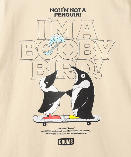FREAK'S STORE(フリークスストア)の「限定展開 CHUMS/チャムス アイム ア ブービーバード ポケットTシャツ/I'm a Booby Bird Pocket T-Shirt(Tシャツ/カットソー・メンズ・ブラック/ベージュ/ホワイト・X-LARGE/LARGE/MEDIUM/SMALL)」の8枚目の写真