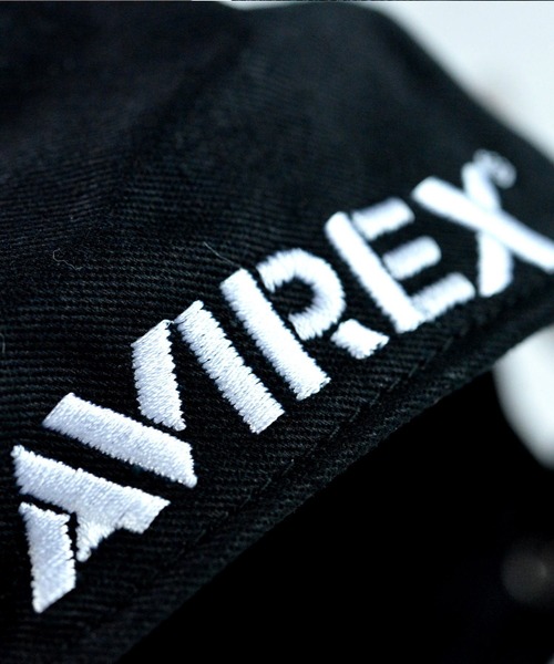AVIREX（アヴィレックス）の「【別注】【限定】AVIREXハンチングキャップ（ハンチング/ベレー帽・メンズ・ブラック・FREE）」の3枚目の写真