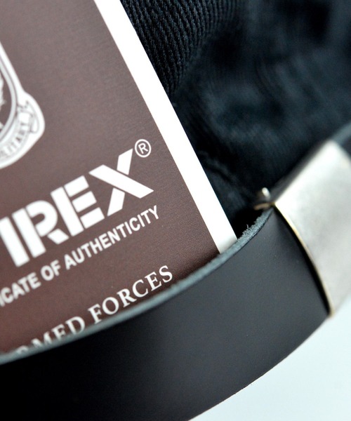 AVIREX（アヴィレックス）の「【別注】【限定】AVIREXハンチングキャップ（ハンチング/ベレー帽・メンズ・ブラック・FREE）」の4枚目の写真