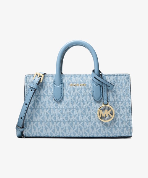 MICHAEL KORS(マイケルコース)の「SCARLETT クロスボディバッグ エクストラスモール - MKシグネチャー(ショルダーバッグ・レディース・ブルー系・FREE)」の1枚目の写真
