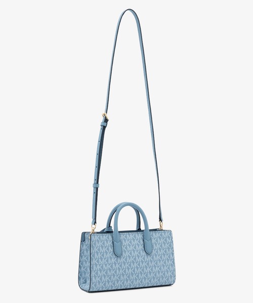 MICHAEL KORS(マイケルコース)の「SCARLETT クロスボディバッグ エクストラスモール - MKシグネチャー(ショルダーバッグ・レディース・ブルー系・FREE)」の4枚目の写真