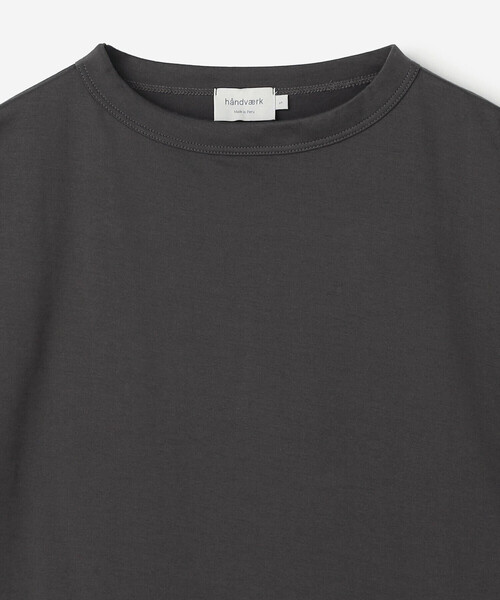 handvaerk（ハンドバーク）の「handvaerk | 60/2 キャップスリーブTシャツ SOLID WOMEN（Tシャツ/カットソー・レディース・ピンク系その他/ブラック/ホワイト/ホワイト系その他/グリーン系その他/ダークグレー・S）」の13枚目の写真