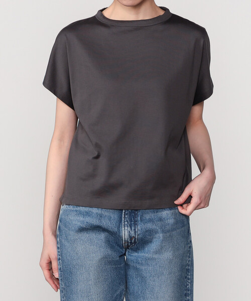 handvaerk（ハンドバーク）の「handvaerk | 60/2 キャップスリーブTシャツ SOLID WOMEN（Tシャツ/カットソー・レディース・ピンク系その他/ブラック/ホワイト/ホワイト系その他/グリーン系その他/ダークグレー・S）」の4枚目の写真