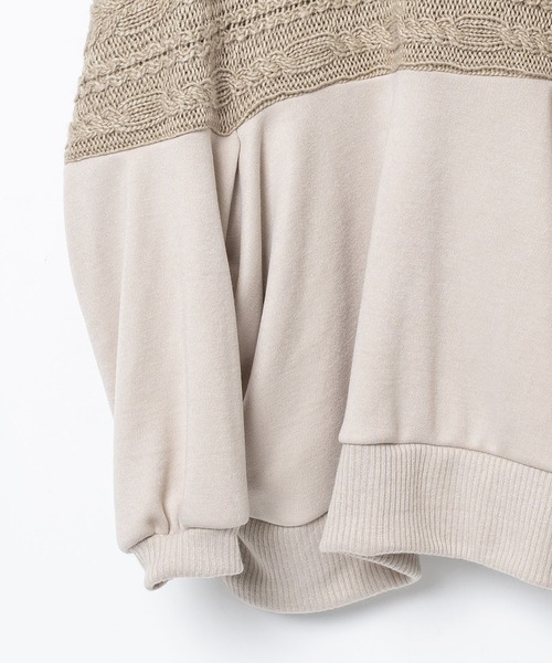 BEDSIDEDRAMA（ベットサイドドラマ）の「Knit Throw Coadigan（カーディガン/ボレロ・レディース・ブラック/ベージュ・1）」の19枚目の写真