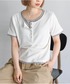tiptop（ティップトップ）の「配色シアー×ヘンリーネックレイヤードT（Tシャツ/カットソー・FREE）」