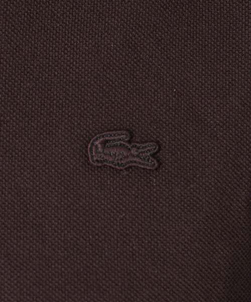 IENA(イエナ)の「LACOSTE/ラコステ 別注 POLO SHIRTS ポロシャツ PF013J-99(ポロシャツ・レディース・アイボリー/ブラウン/ピンク・FREE)」の5枚目の写真