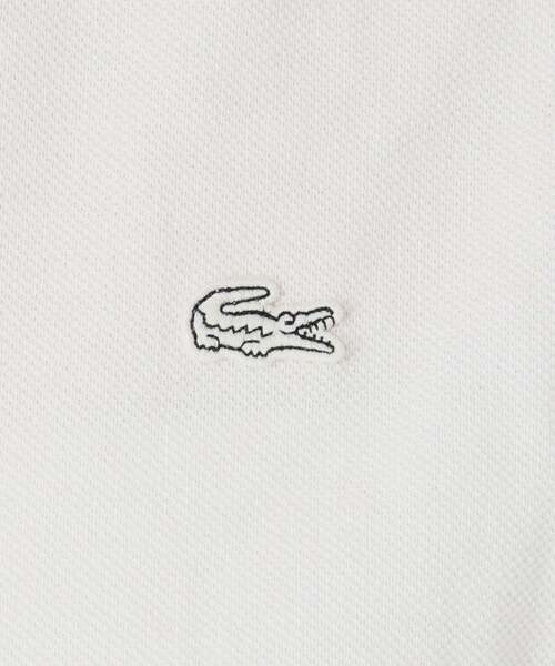 IENA(イエナ)の「LACOSTE/ラコステ 別注 POLO SHIRTS ポロシャツ PF013J-99(ポロシャツ・レディース・アイボリー/ブラウン/ピンク・FREE)」の10枚目の写真