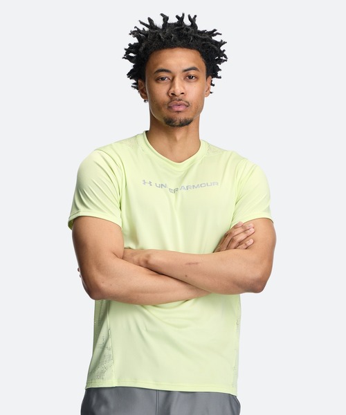 UNDER ARMOUR(アンダーアーマー)の「UAクール プロ ショートスリーブ Tシャツ(トレーニング/メンズ)(Tシャツ/カットソー・メンズ・イエロー・3XL/L/M/2XL/XL/S)」の1枚目の写真