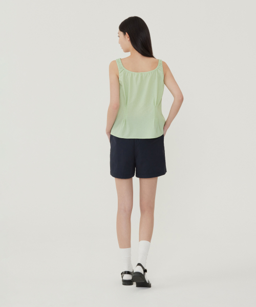 COVERNAT WOMAN（カバーナットウーマン）の「ウィメンズチェックスリーブレスブラウスグリーン（Tシャツ/カットソー・レディース・その他・WS/WM）」の6枚目の写真