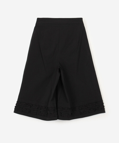 Bshop（ビショップ）の「eunoia| フリルヘム ハーフパンツ WOMEN（その他パンツ・レディース・ブラック・S）」の4枚目の写真
