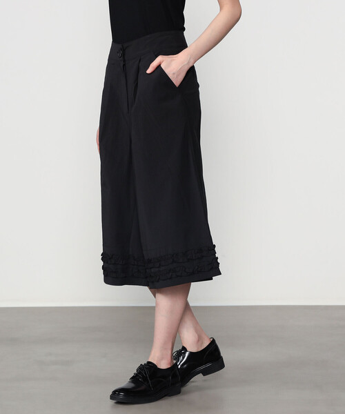 Bshop（ビショップ）の「eunoia| フリルヘム ハーフパンツ WOMEN（その他パンツ・レディース・ブラック・S）」の13枚目の写真