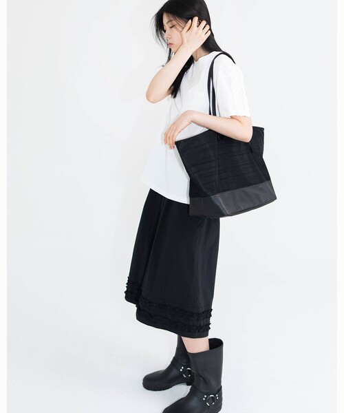 Bshop（ビショップ）の「eunoia| フリルヘム ハーフパンツ WOMEN（その他パンツ・レディース・ブラック・S）」の16枚目の写真