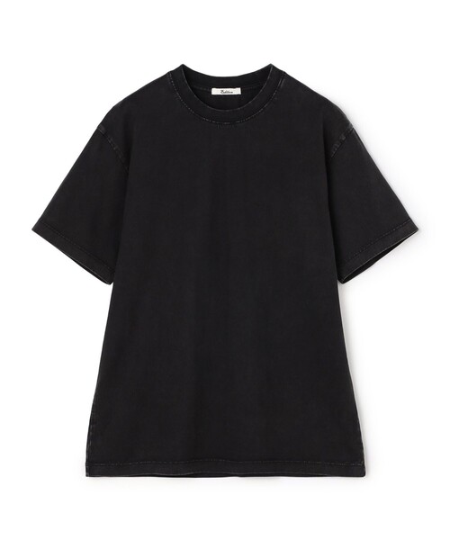 EDITION(エディション)の「コットンガーメントダイ ショートスリーブプルオーバー(Tシャツ/カットソー・レディース・ブラック/レッド系その他・FREE)」の1枚目の写真