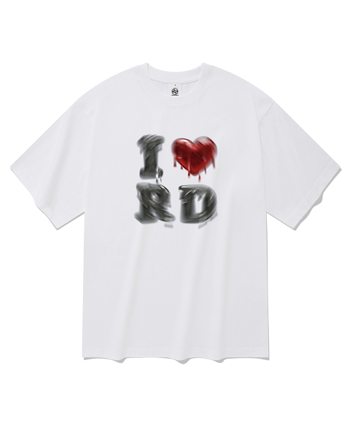 RADINEO(ラディネオ)の「メルティングダウンラブ 半袖Tシャツ ホワイト(Tシャツ/カットソー・メンズ・その他・SMALL/MEDIUM/LARGE/X-LARGE)」の1枚目の写真