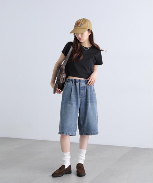 FREE'S MART(フリーズマート)の「◆USAコットンクルーネックTシャツ(Tシャツ/カットソー・レディース・ブラウン/ホワイト/ブルー/ブラック・FREE)」の8枚目の写真
