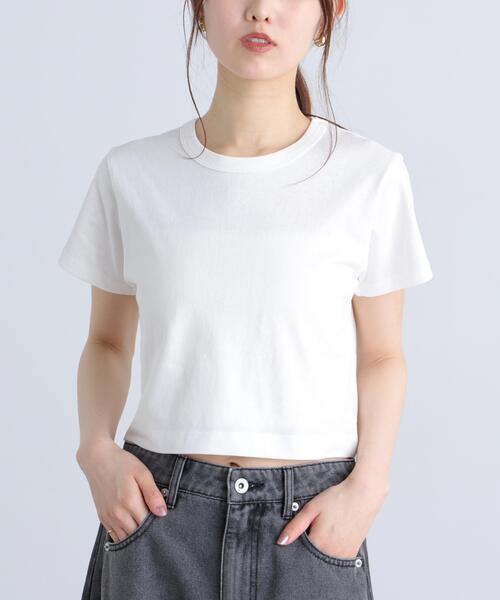FREE'S MART(フリーズマート)の「◆USAコットンクルーネックTシャツ(Tシャツ/カットソー・レディース・ブラウン/ホワイト/ブルー/ブラック・FREE)」の17枚目の写真