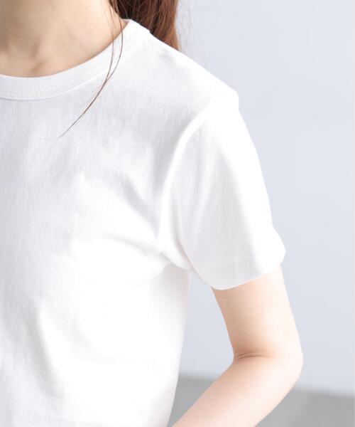 FREE'S MART(フリーズマート)の「◆USAコットンクルーネックTシャツ(Tシャツ/カットソー・レディース・ブラウン/ホワイト/ブルー/ブラック・FREE)」の21枚目の写真