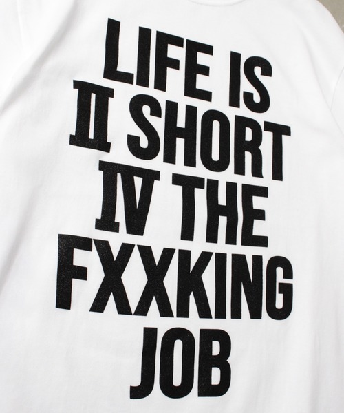 LIBERTY CITY（リバティシティ）の「【LIBERTY CITY/リバティーシティ】 [LIFE IS] Tシャツ（Tシャツ/カットソー・メンズ・ホワイト/ブラック・4/3/2）」の5枚目の写真
