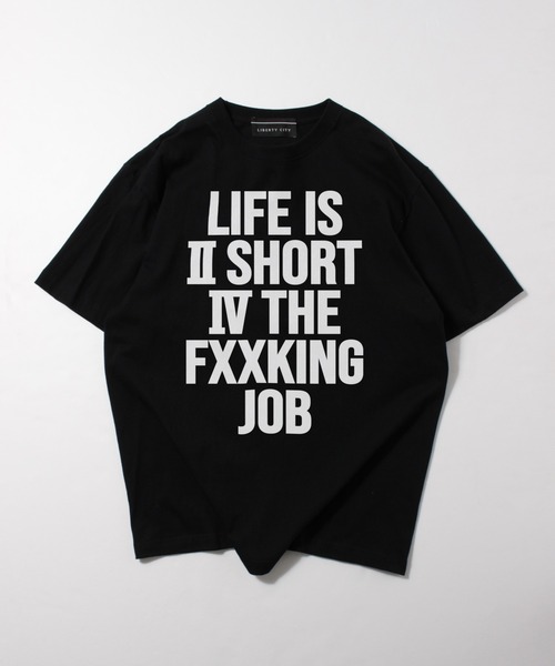 LIBERTY CITY（リバティシティ）の「【LIBERTY CITY/リバティーシティ】 [LIFE IS] Tシャツ（Tシャツ/カットソー・メンズ・ホワイト/ブラック・4/3/2）」の11枚目の写真