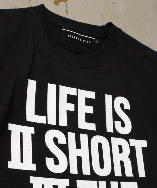 LIBERTY CITY（リバティシティ）の「【LIBERTY CITY/リバティーシティ】 [LIFE IS] Tシャツ（Tシャツ/カットソー・メンズ・ホワイト/ブラック・4/3/2）」の14枚目の写真