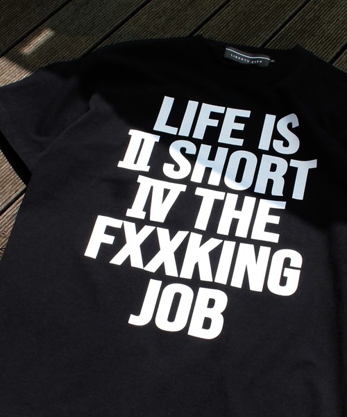 LIBERTY CITY（リバティシティ）の「【LIBERTY CITY/リバティーシティ】 [LIFE IS] Tシャツ（Tシャツ/カットソー・メンズ・ホワイト/ブラック・4/3/2）」の19枚目の写真