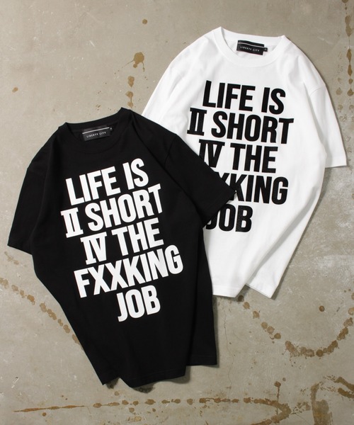 LIBERTY CITY（リバティシティ）の「【LIBERTY CITY/リバティーシティ】 [LIFE IS] Tシャツ（Tシャツ/カットソー・メンズ・ホワイト/ブラック・4/3/2）」の20枚目の写真