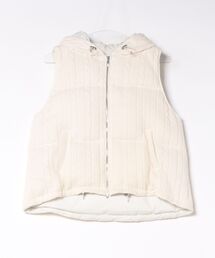 【S】【it】【blancvert】ウールカシミアニットダウンベスト
