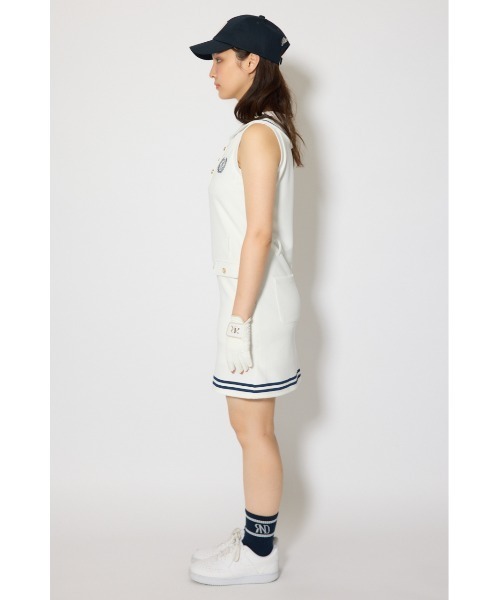 RIENDA GOLF（リエンダゴルフ）の「【RIENDA GOLF 一部店舗・WEB限定】セーラーカラーカットワンピース（ワンピース・レディース・ホワイト/ネイビー・MEDIUM/SMALL）」の9枚目の写真