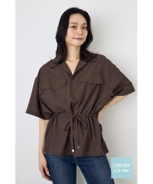 【接触冷感】COMFORA AIRウエストマークブラウス