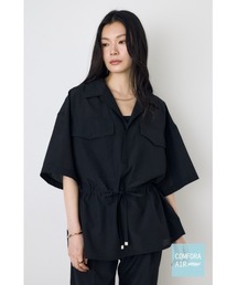 【接触冷感】COMFORA AIRウエストマークブラウス
