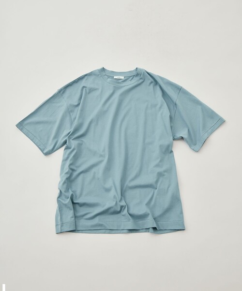 ATON(エイトン)の「【ATON/エイトン】SUVIN 60/2 OVERSIZED T-SHIRT(Tシャツ/カットソー・メンズ・ブラック/サックスブルー/ホワイト・2/4/6)」の21枚目の写真