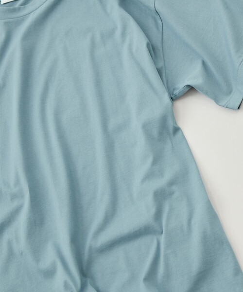 ATON(エイトン)の「【ATON/エイトン】SUVIN 60/2 OVERSIZED T-SHIRT(Tシャツ/カットソー・メンズ・ブラック/サックスブルー/ホワイト・2/4/6)」の19枚目の写真