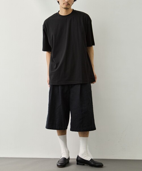 ATON(エイトン)の「【ATON/エイトン】SUVIN 60/2 OVERSIZED T-SHIRT(Tシャツ/カットソー・メンズ・ブラック/サックスブルー/ホワイト・2/4/6)」の15枚目の写真