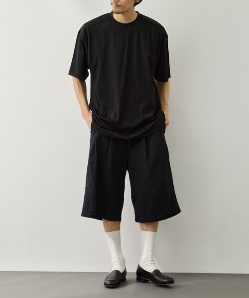 ATON(エイトン)の「【ATON/エイトン】SUVIN 60/2 OVERSIZED T-SHIRT(Tシャツ/カットソー・メンズ・ブラック/サックスブルー/ホワイト・2/4/6)」の14枚目の写真