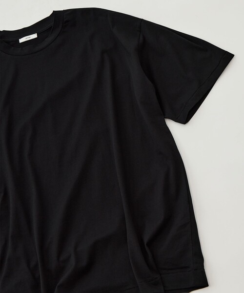 ATON(エイトン)の「【ATON/エイトン】SUVIN 60/2 OVERSIZED T-SHIRT(Tシャツ/カットソー・メンズ・ブラック/サックスブルー/ホワイト・2/4/6)」の11枚目の写真